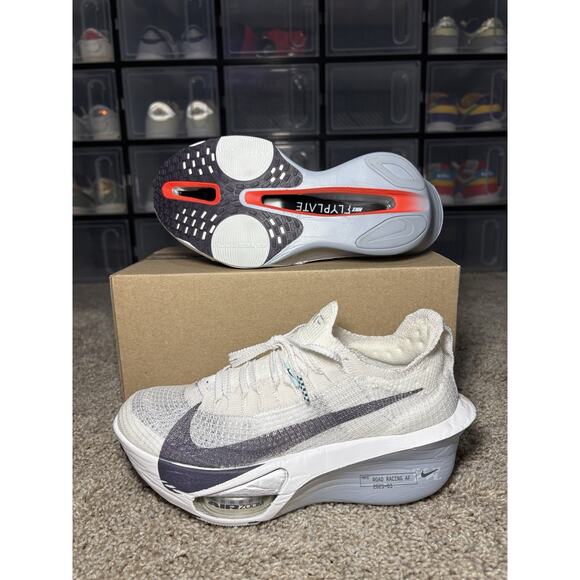 Nike Air Zoom AlphaFly Next% 3 Pure Platinum Running FD8315 102 Women’s Size 7.5 - Picture 3 of 7